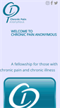 Mobile Screenshot of chronicpainanonymous.org